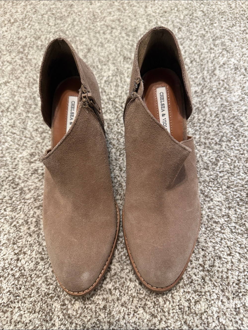 Chelsea & Violet women’s  Suede Slip-On Loafers